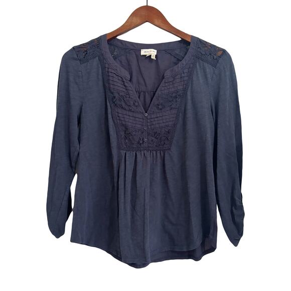 Anthropologie Tops - Anthropologie Meadow Rue Anona Lace Blouse Sz M